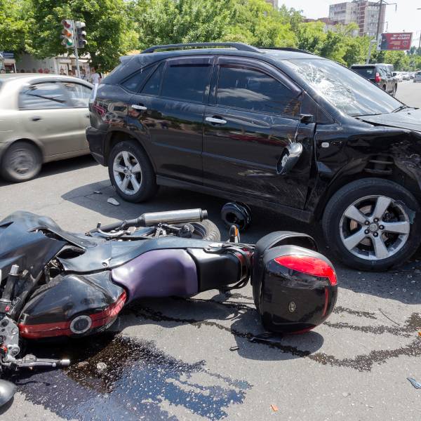 MOTORCYCLE & BICYCLE ACCIDENT